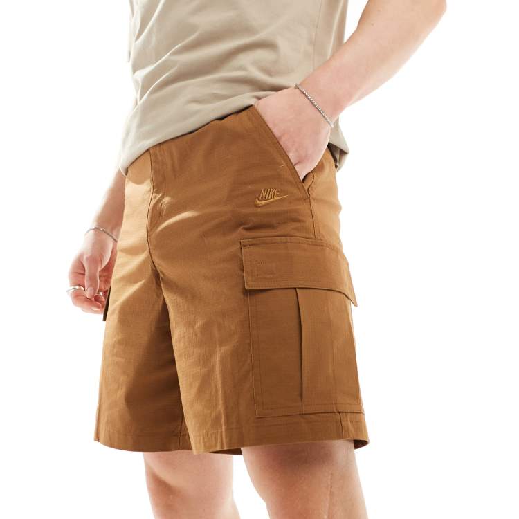 Brown nike shorts online