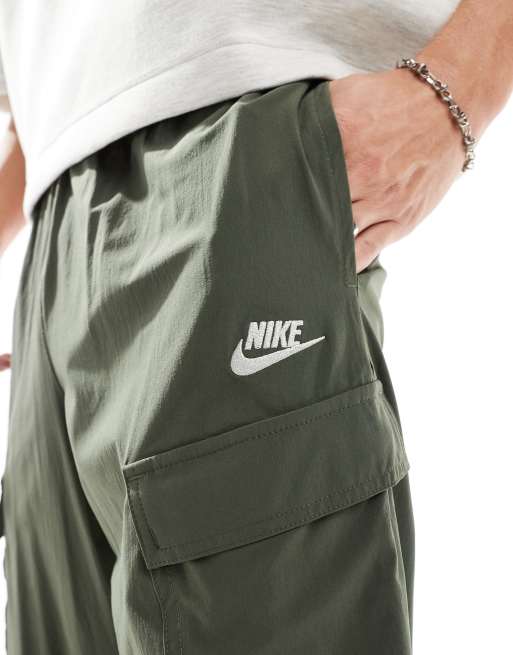 Nike Club woven cargo trouser in khaki