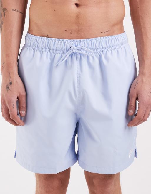 Nike Club woven flow shorts in light blue, 4 of 5