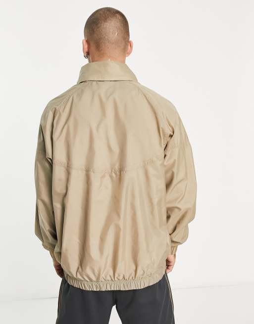 Nike Club woven hooded track jacket in khaki | ASOS