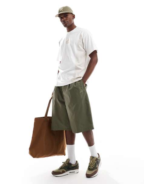 Nike Club Woven oversized shorts in khaki - view 1