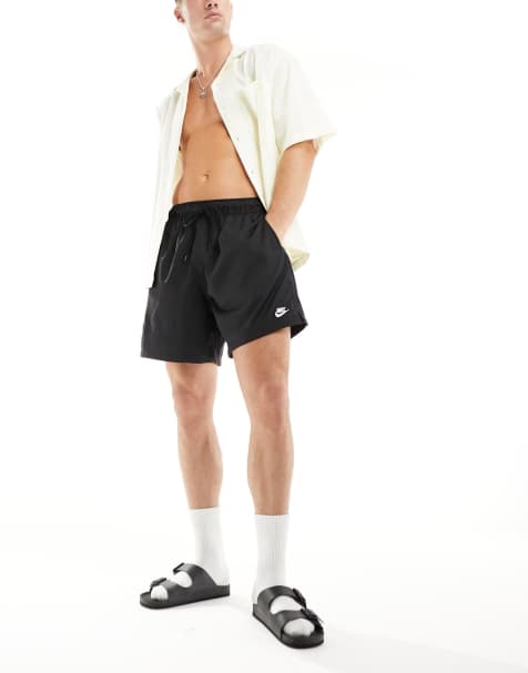 Nike Club woven shorts in black - view 1