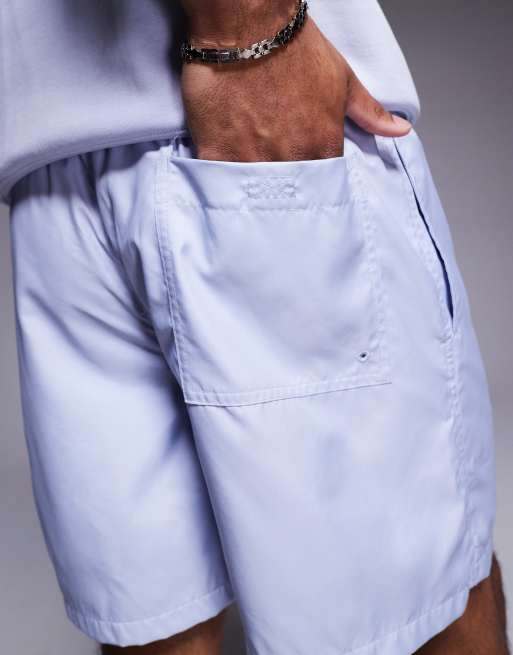 Nike Club woven shorts in blue, 5 of 5