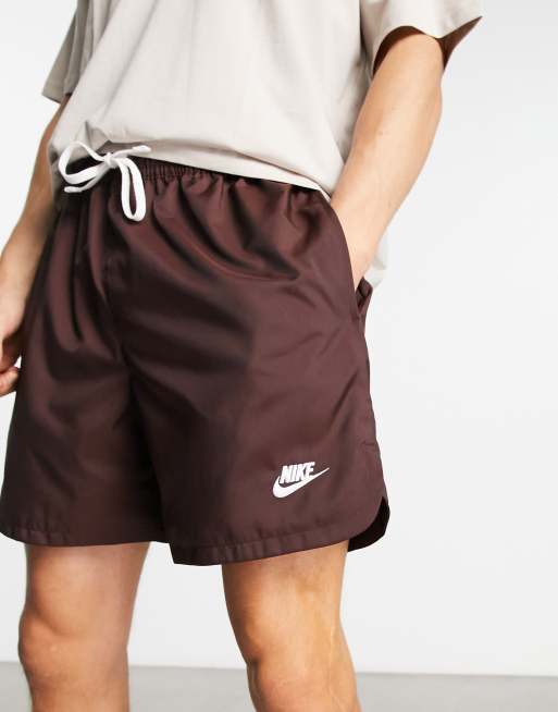 Brown short shorts