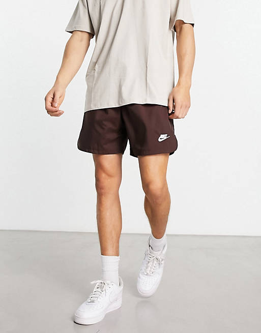 Nike Club woven shorts brown | ASOS