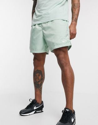 Nike Club woven shorts in dusty green 