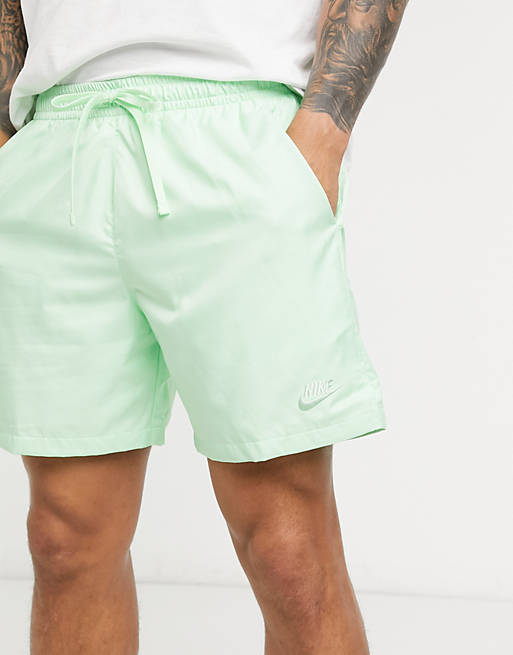 Nike Club woven shorts in green | ASOS