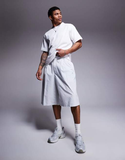 Nike Club woven shorts in grey