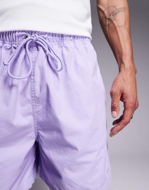 Nike Club woven shorts in lilac, 3 of 5