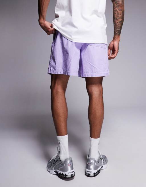 Nike Club woven shorts in lilac, 4 of 5