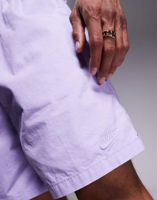 Nike Club woven shorts in lilac, 5 of 5