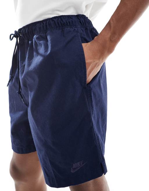 Nike Club woven shorts in navy, 3 of 5