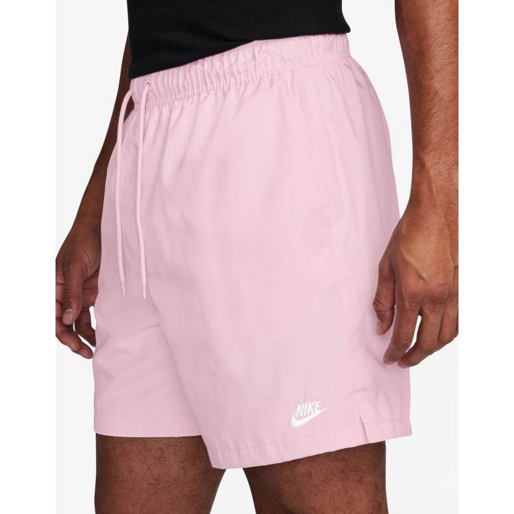 Nike Club woven shorts in pink