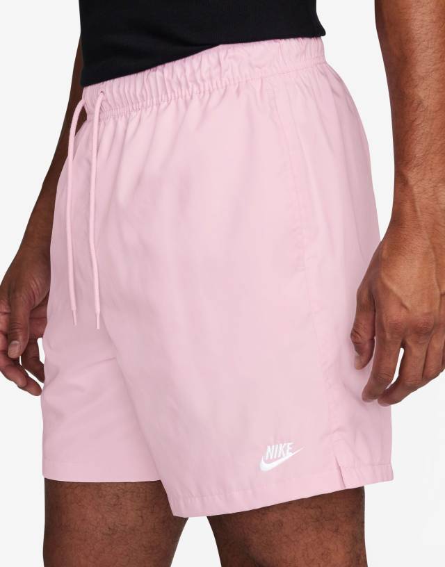 Nike - club woven shorts in pink