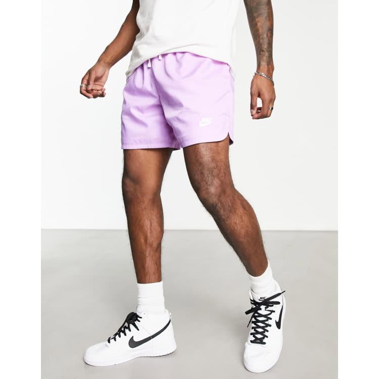 Nike Club woven shorts in purple | ASOS