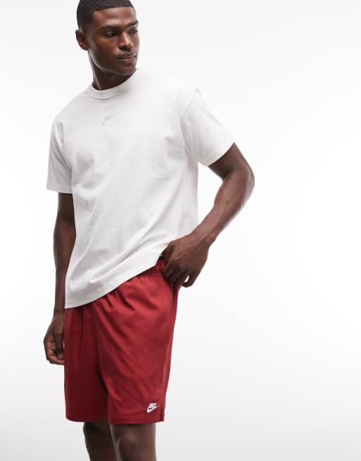 Nike Club Woven shorts in red, 3 of 9