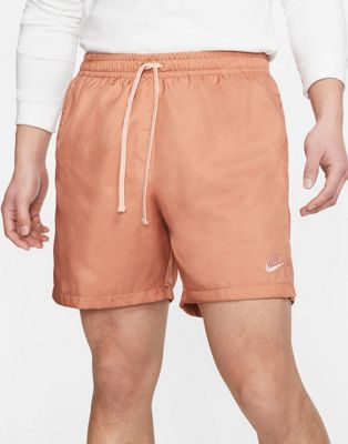 Nike Club woven shorts in washed coral 