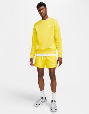 yellow nike shorts mens