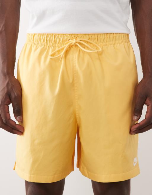 Nike Club Woven shorts in yellow, 3 of 5