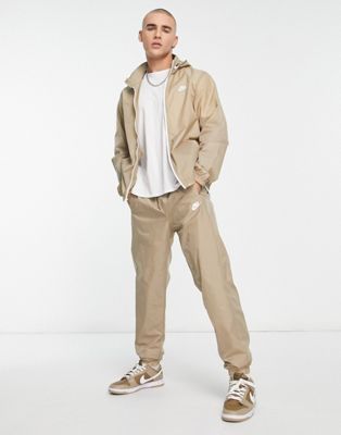 Nike Club woven tracksuit in stone - ASOS Price Checker
