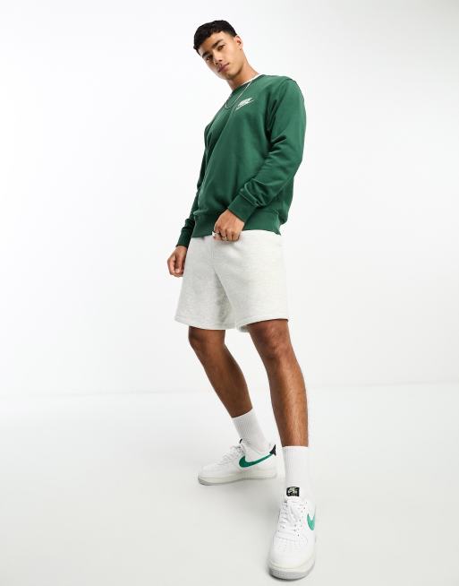 Nike – Club – Zielona bluza dresowa z okrągłym dekoltem, 5 z 5