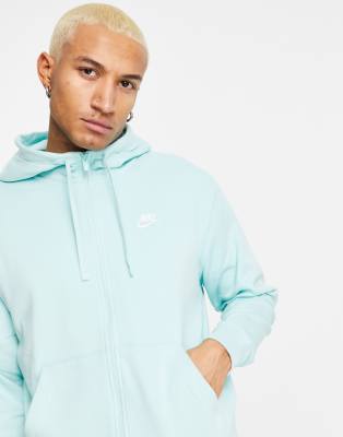 nike club hoodie aqua