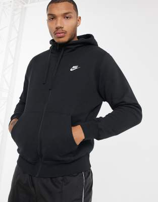 black nike club tracksuit