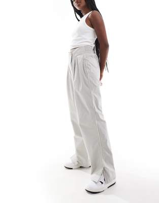 Collection ASYM pants in gray-Brown