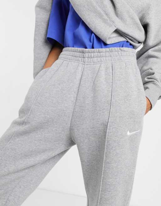 Nike Collection Fleece loose fit cuffed sweatpants in brown