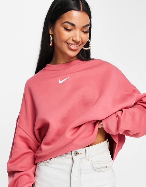 Dusty rose store nike sweatshirt