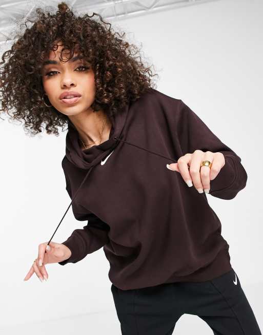 Louis Vuitton Nike Brown Black Unisex Hoodie Outfit For Men Women