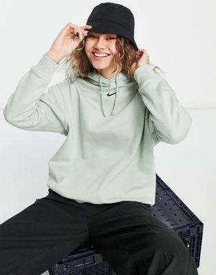 Nike Collection Fleece oversized hoodie in dusty green | ASOS