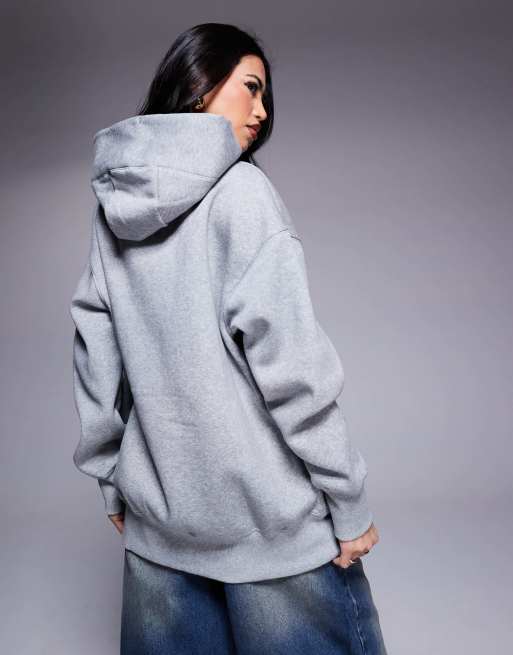 Grey Nike Street Oversized Hoodie