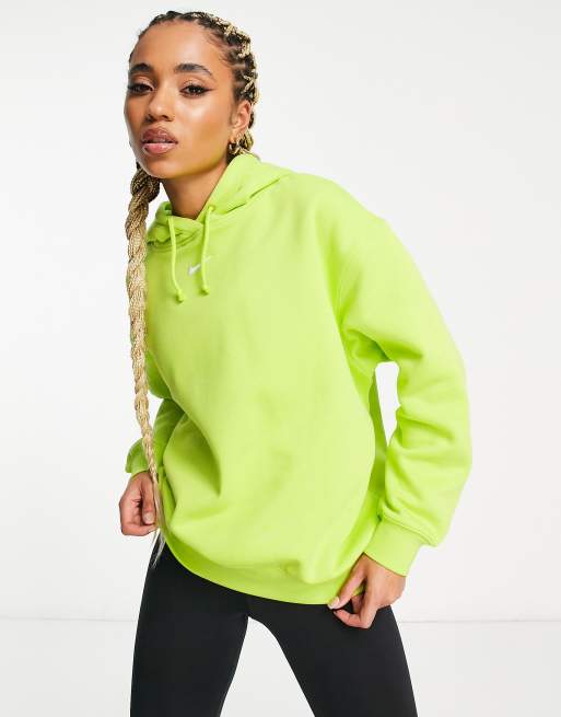 Nike Collection Fleece oversized hoodie in green | ASOS