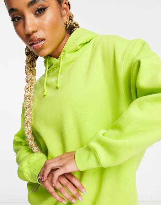 Neon green cheap nike hoodie