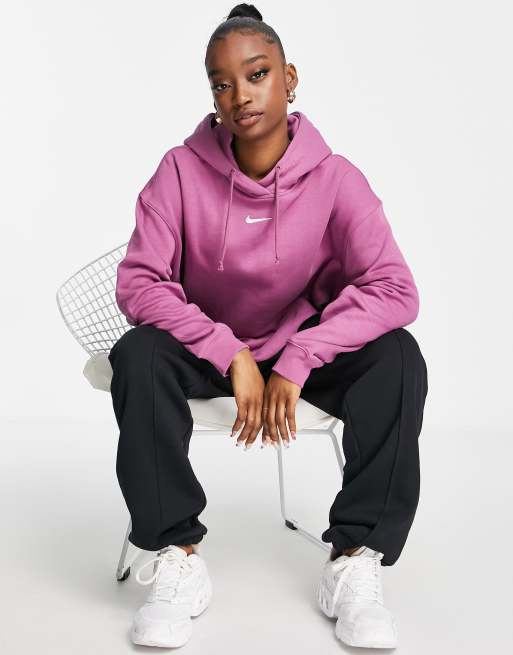 purple in oversized Fleece hoodie | ASOS Collection Nike