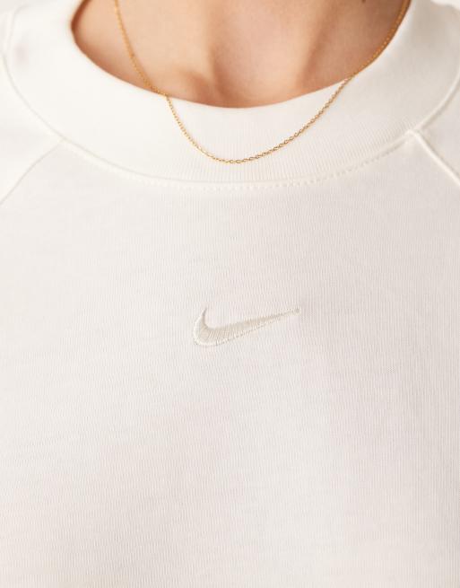 Nike Collection t-shirt dress in off white, 3 of 4