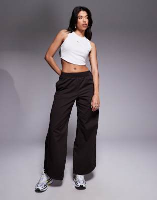 Nike Collection Wide Leg Pants In Brown