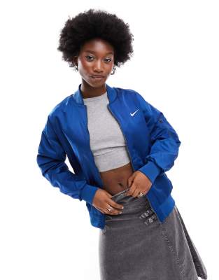 Nike - College-Bomberjacke zum Wenden in Blau