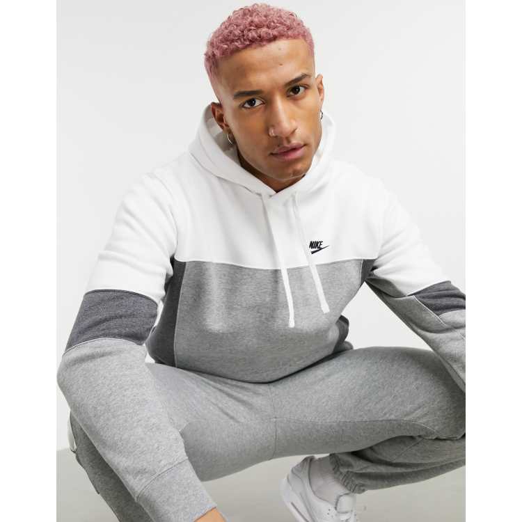 Nike color block hoodie clearance