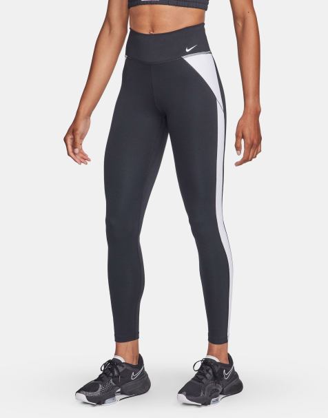 Nike Girls Pro Dri-Fit Leggings - black/volt/white