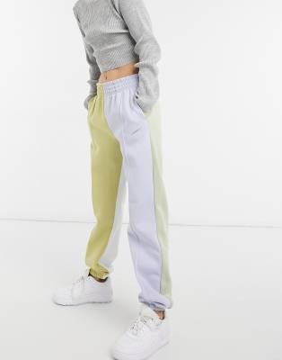 nike color block joggers