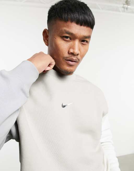 Nike color cheap block crewneck