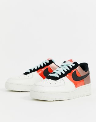 color block nike air force ones