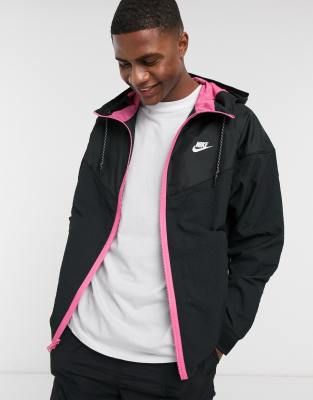 nike pink and black jacket