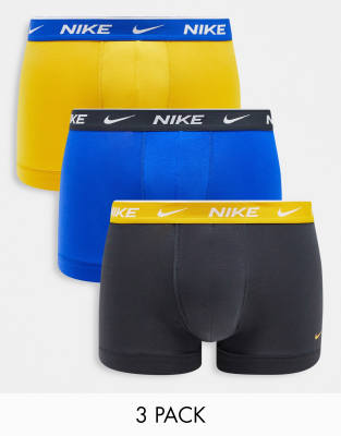Boxer sportivi da uomo Lacoste Microfiber Trunk 3P