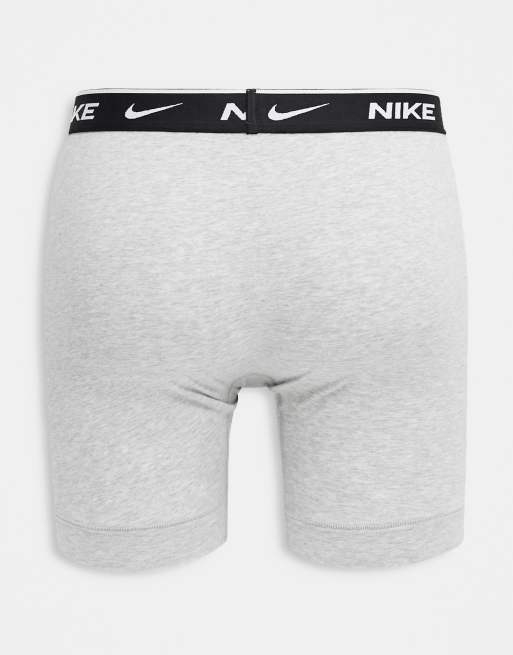 Nike - Confezione da 3 boxer grigi , 2 di 4