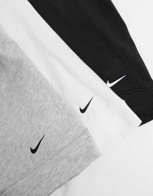 Nike - Confezione da 3 boxer grigi , 4 di 4