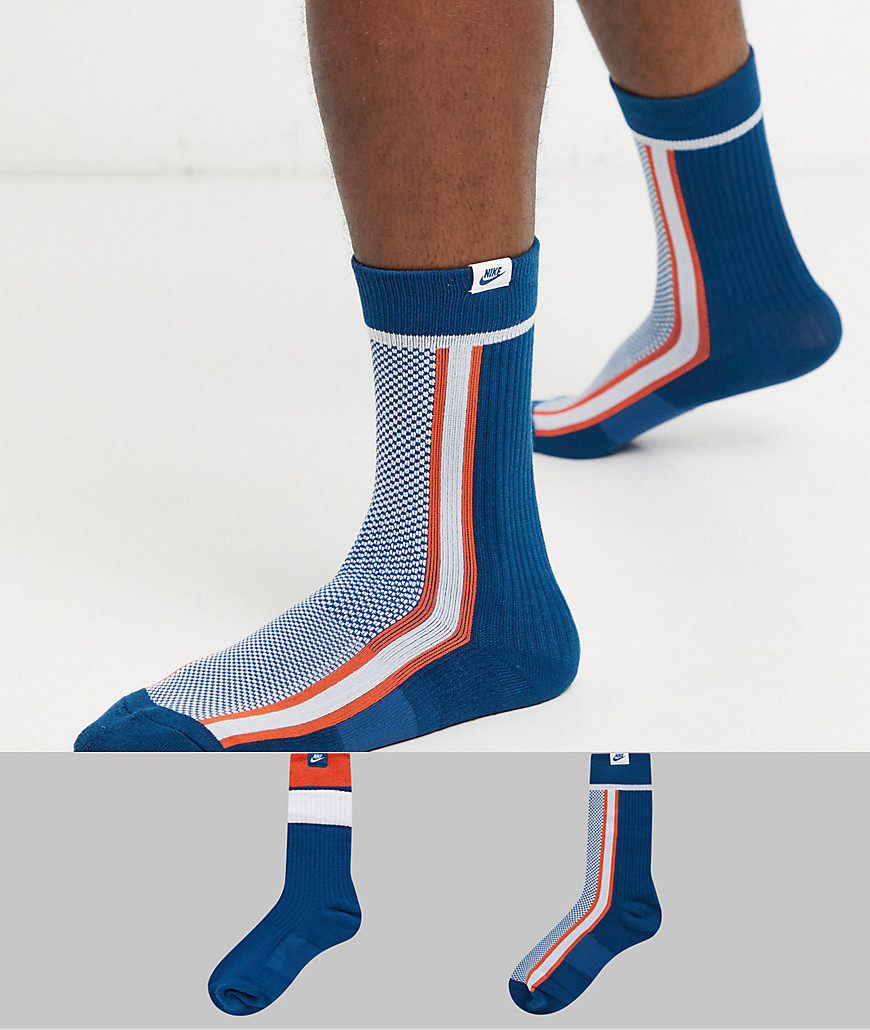 Nike - Confezione regalo da 2 paia di calzini sportivi-Multicolore