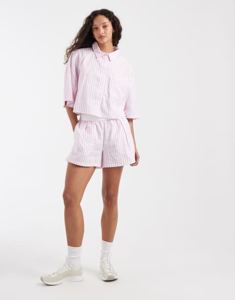 Nike - Coordinato rosa a righe - view 1